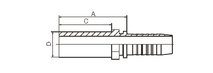 Schlauch-Installations-Standrohr-gerade gleiche Form des Lärm-2353 metrisches hydraulisches